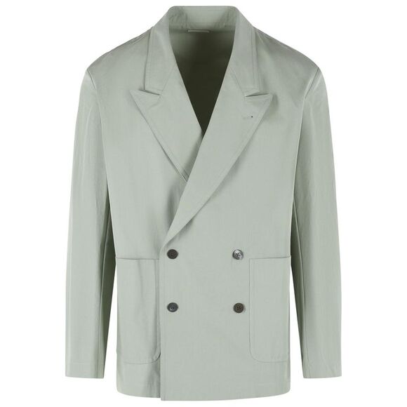 Dries Van Noten 'Caplans' Green Cotton Blazer Men